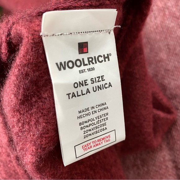 woolrich • shawl blanket shoulder wrap | OS - Picture 3 of 4